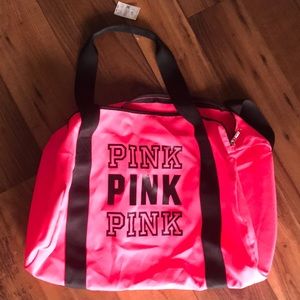 BNWT PINK Duffel Bag